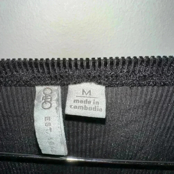 Cato Black Drawstring Blouse Top / Size M - Picture 4 of 13